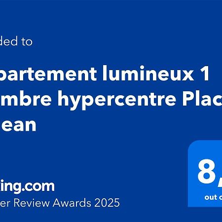Appartement Lumineux 1 Chambre Hypercentre Place St Jean Valence  Eksteriør billede